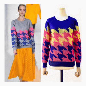 Ny ankomst Varme damer fancy farver Pullover Sweater toppe