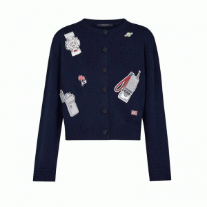 Brugerdefineret sweater unikke badges kvinders strikket cardigan