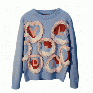 2019 Tidlig forår Loose Thick Syed Tassel Fringe Ladies Pullover Sweater