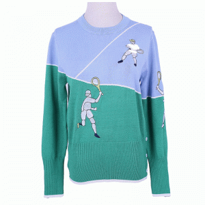 Tilpasset OEM Design Broderet Pullover Strikket Sweater Mænd